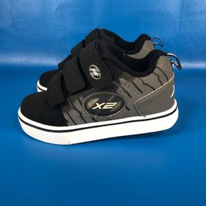 Heely's Speed X2 Light Up - Youth 12C - Black/Gray
